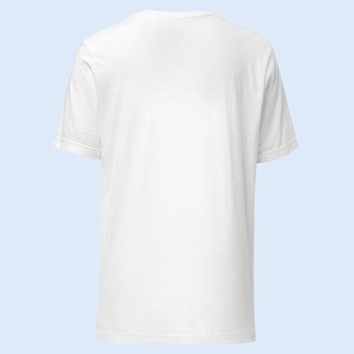114 Out of 115 Ain't Bad white tee, plain back view