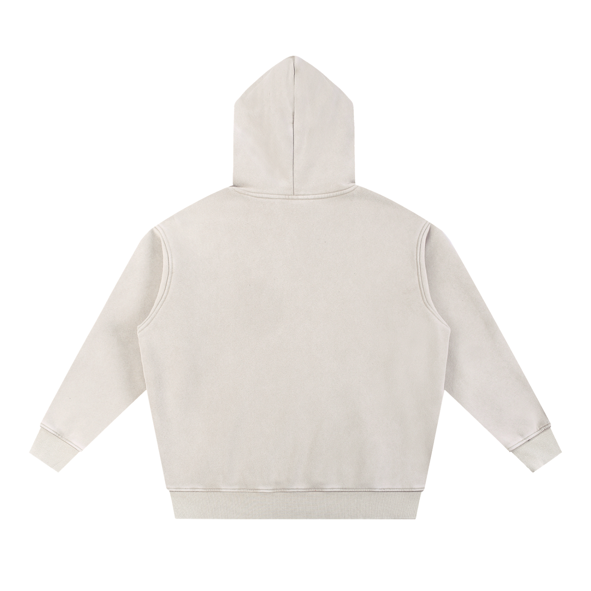 Apricot BOB snow-wash oversized hoodie – back