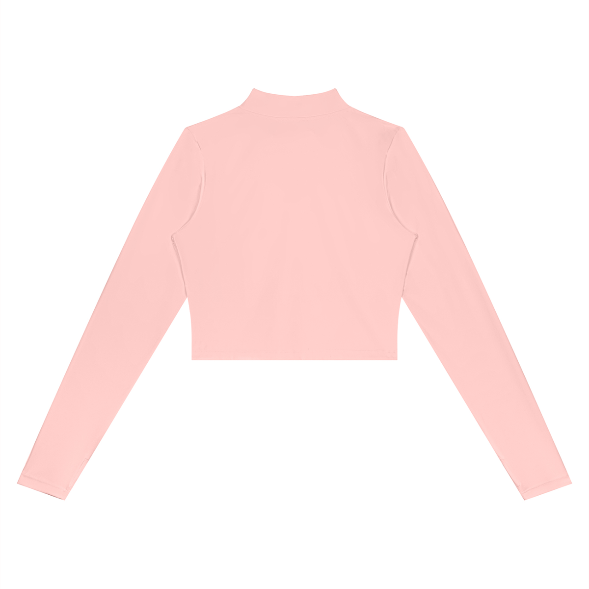 Pink cropped Padel gym and yoga jacket – back