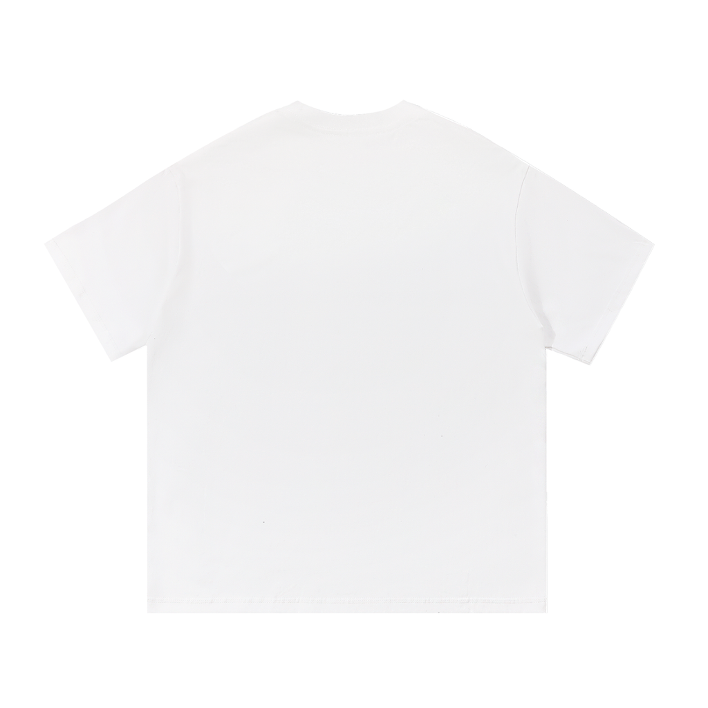 Halloween Last Supper Classic Cotton T-Shirt in white – back – E E McMace
