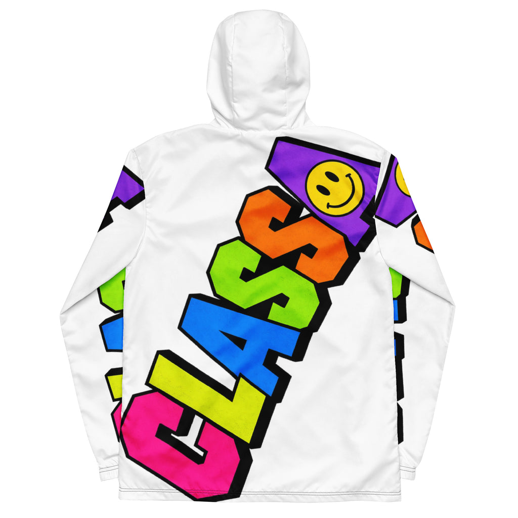 Class A Smiley Men’s Windbreaker – back – E E McMace