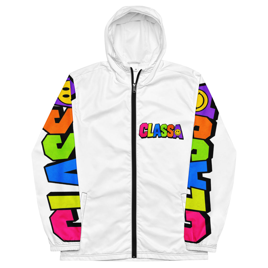 Class A Smiley Men’s Windbreaker – front – E E McMace