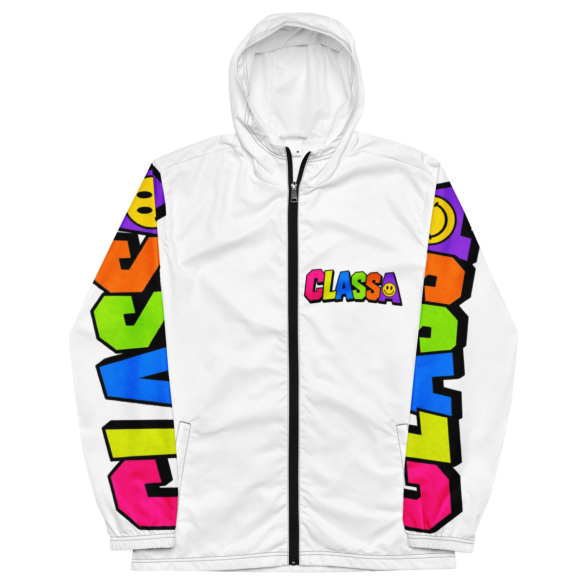 Class A Smiley Men’s Windbreaker – front – E E McMace