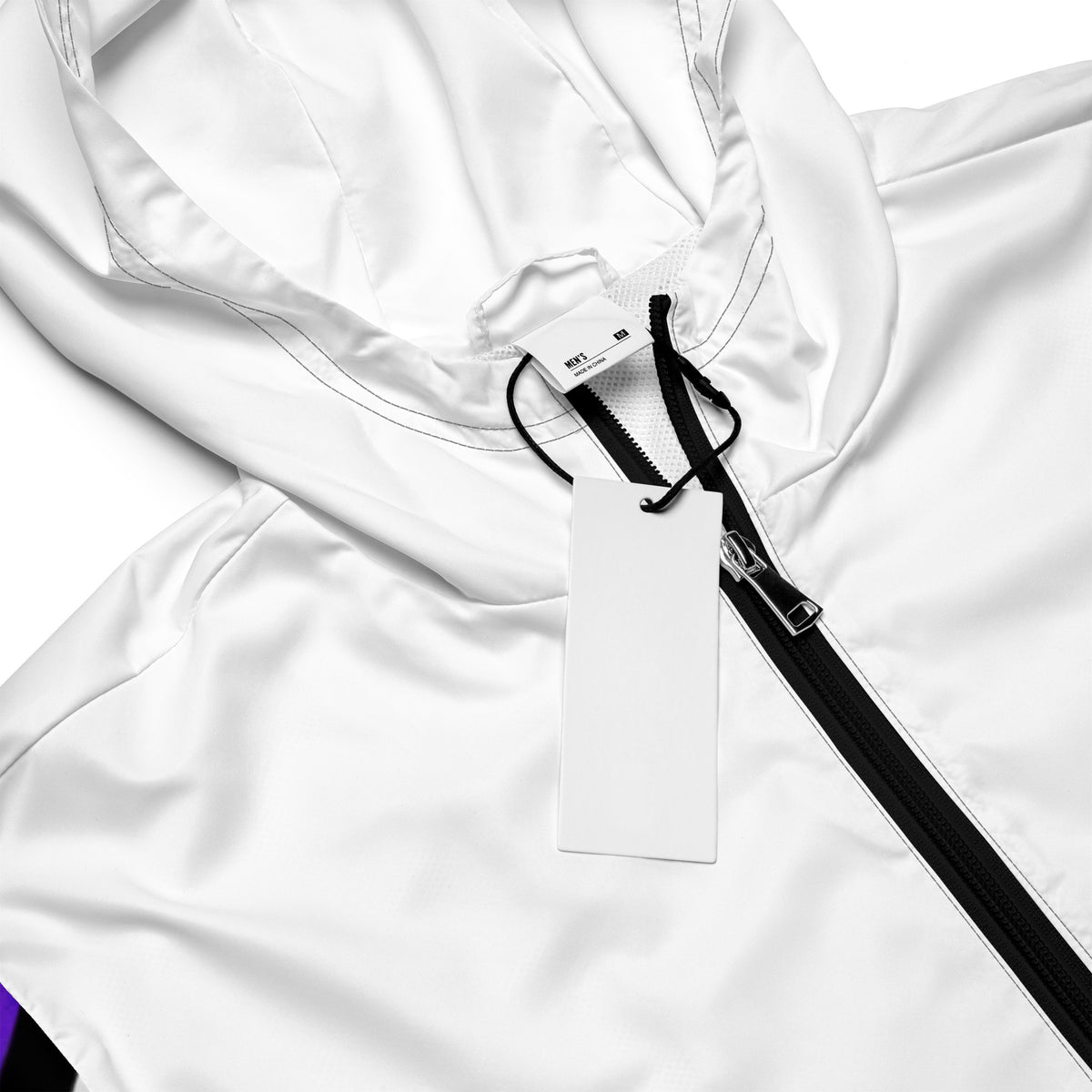 Class A Smiley Men’s Windbreaker – detail – E E McMace