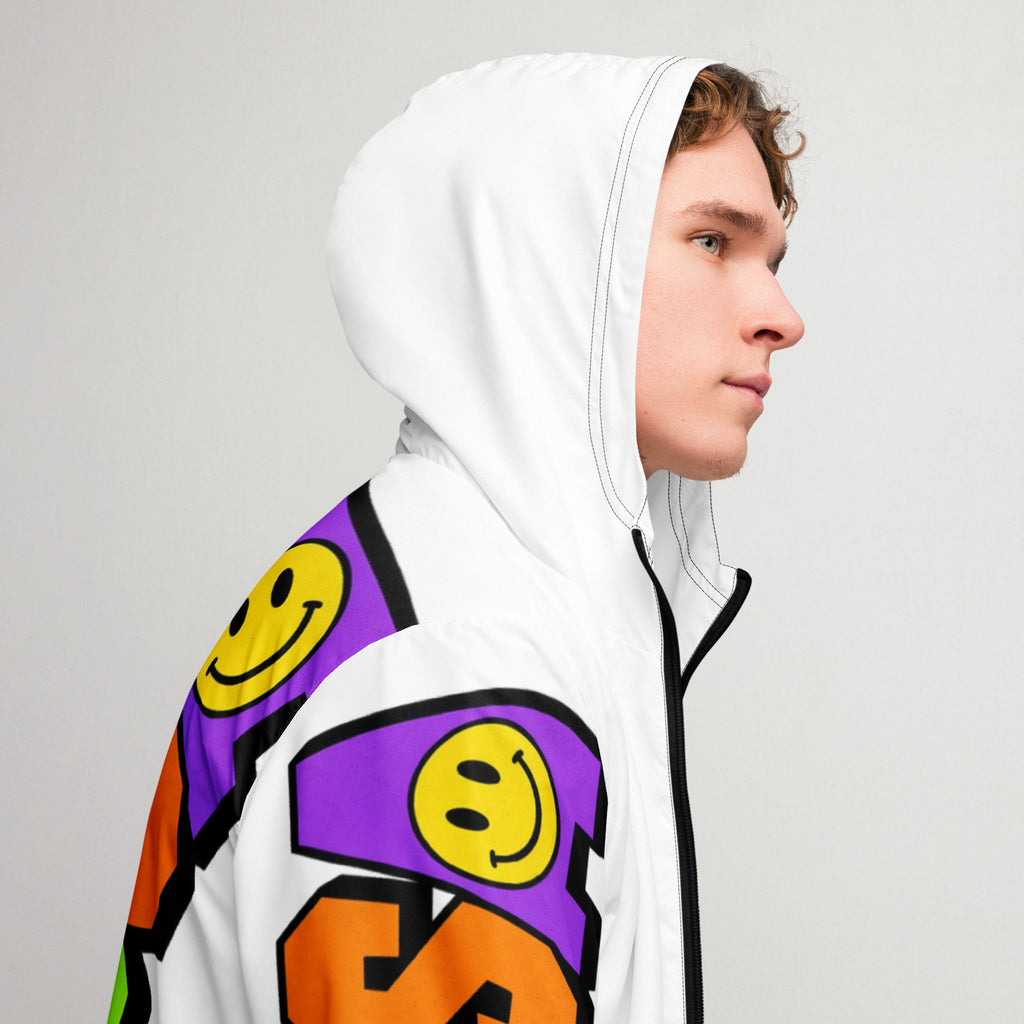 Class A Smiley Men’s Windbreaker – right side – E E McMace