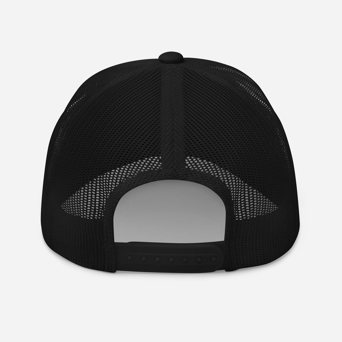 Limited Edition Class A Trucker Cap in black – back – E E McMace