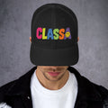 Limited Edition Class A Rainbow Trucker Cap – front – E E McMace