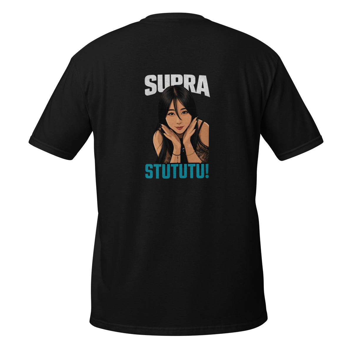 Japanese Super Car Inspired T-Shirt in black – back – E E McMace