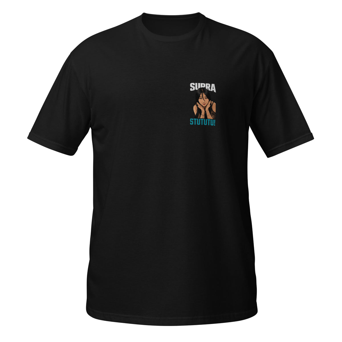 Japanese Super Car Inspired T-Shirt in black – front – E E McMace