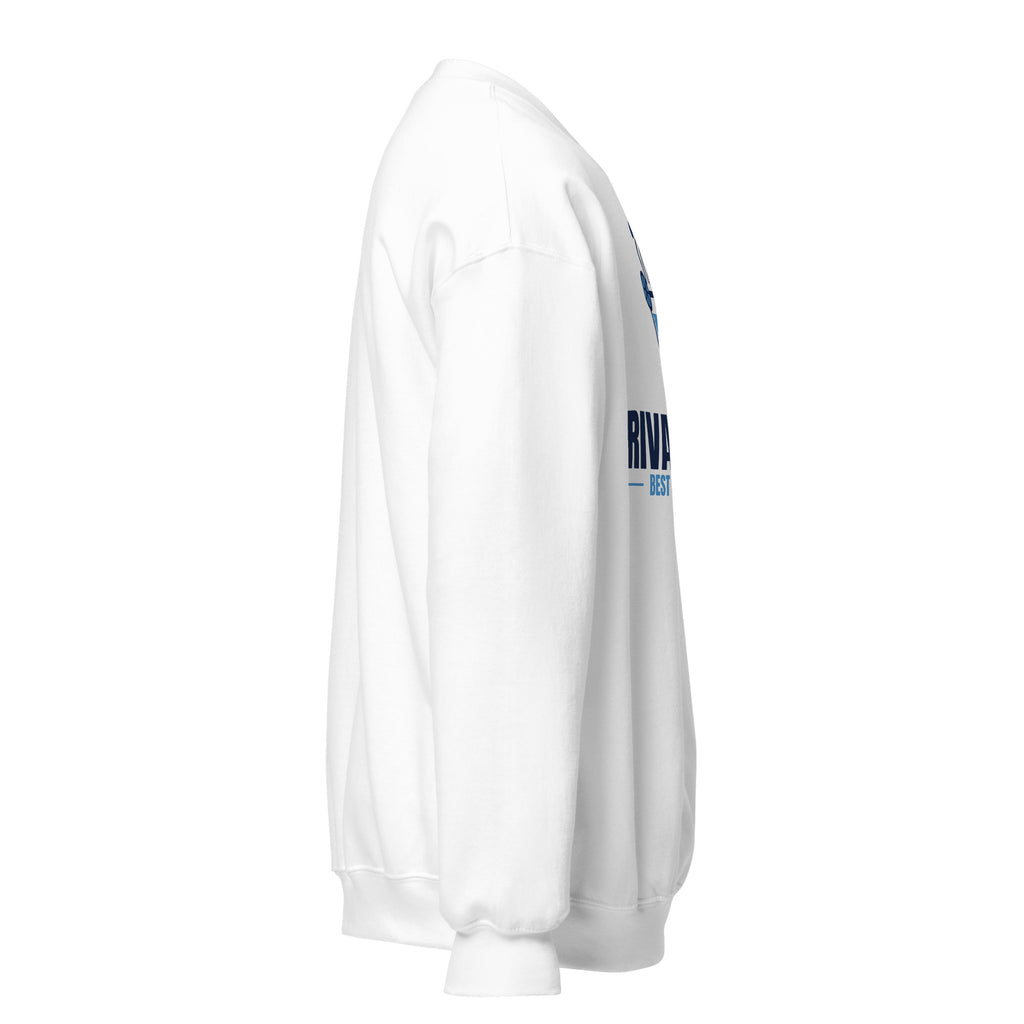 Rival Tears – Best Served Mulled Sweatshirt in White, right side view – E E McMace Christmas 2026