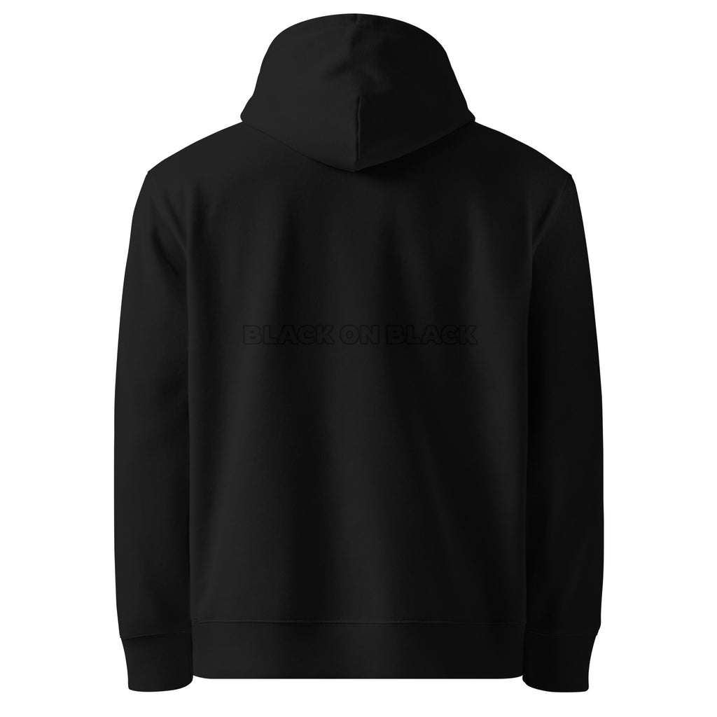 Black BOB organic cotton hoodie – back