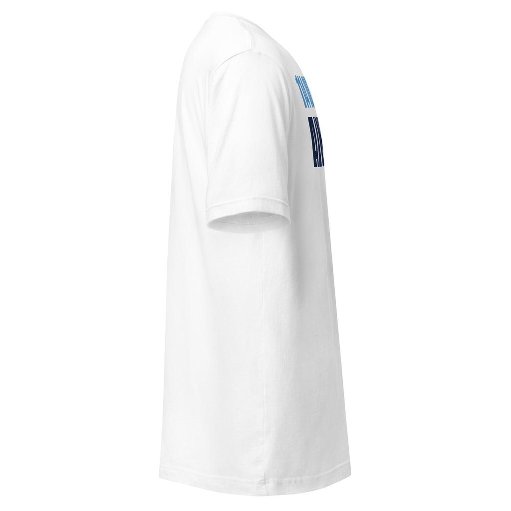 114 Out of 115 Ain't Bad white tee, right side view