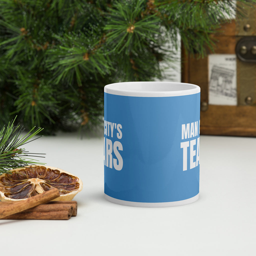 MAN CITY'S TEARS mug, side view